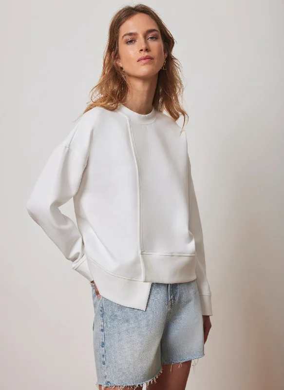 white-asymmetric-hem-sweatshirt