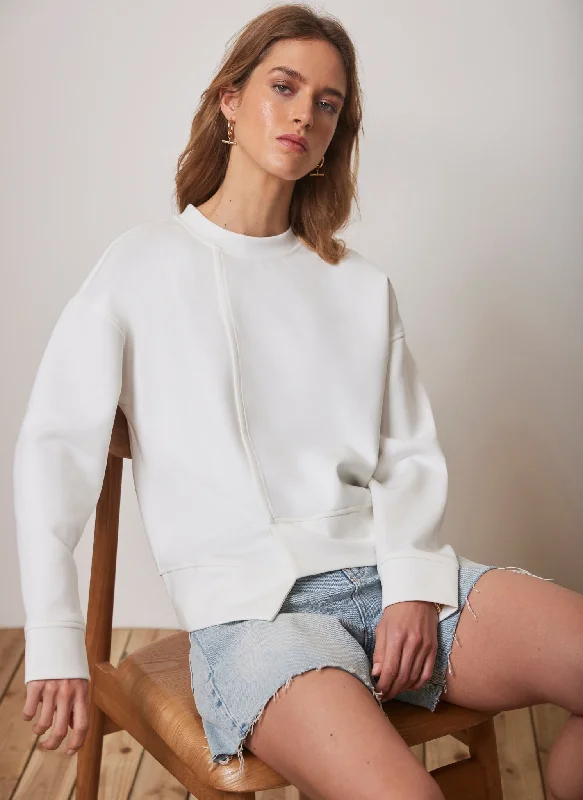 white-asymmetric-hem-sweatshirt