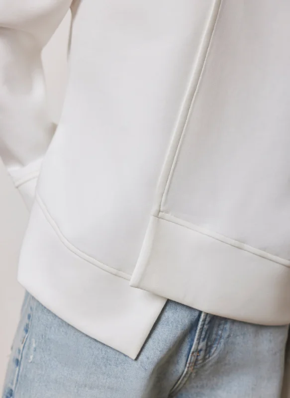 white-asymmetric-hem-sweatshirt