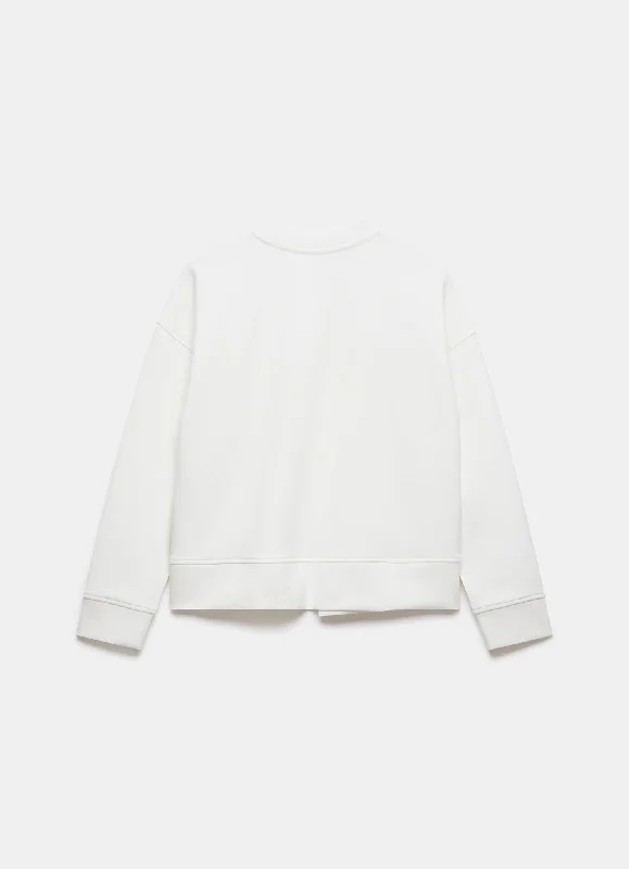 white-asymmetric-hem-sweatshirt