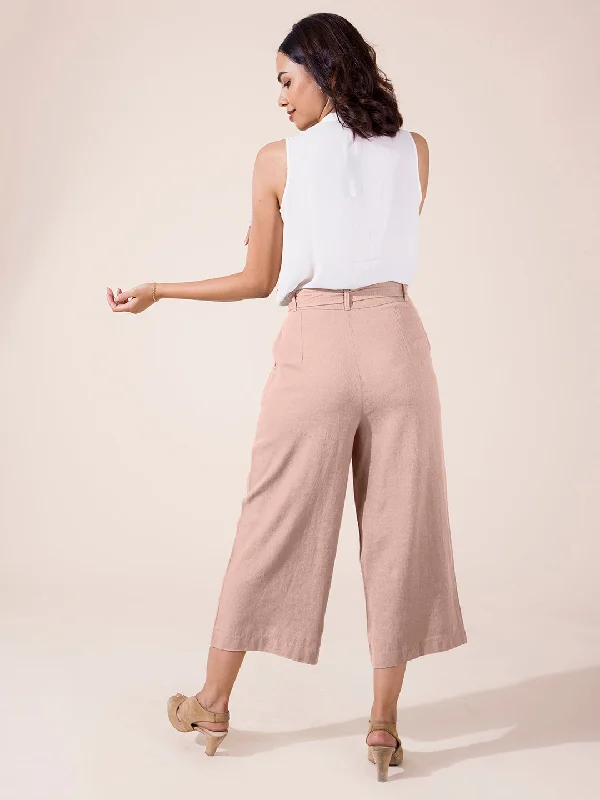 women-solid-baby-pink-linen-mid-rise-culottes