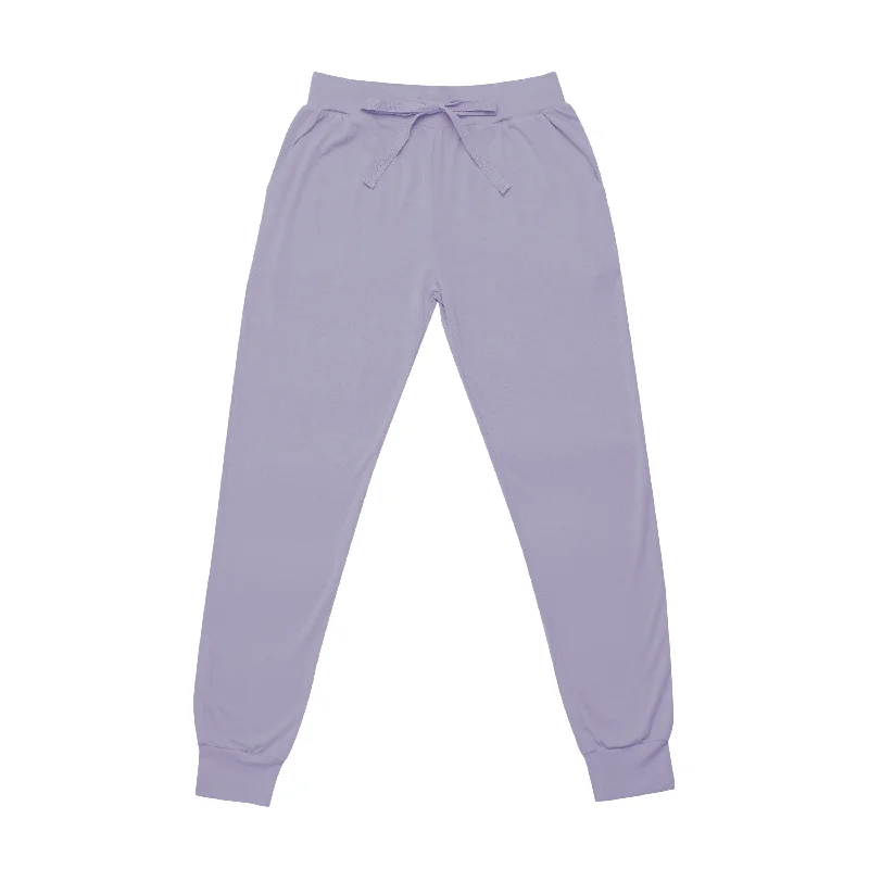 Women's Bamboo Jersey Jogger Pant in Taro