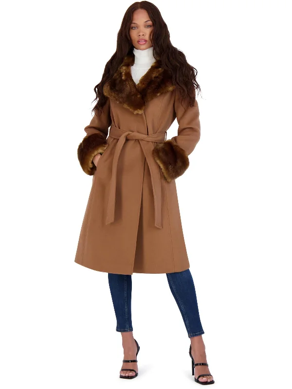 womens-faux-fur-slimming-wool-coat