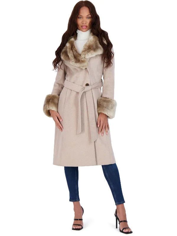 womens-faux-fur-slimming-wool-coat