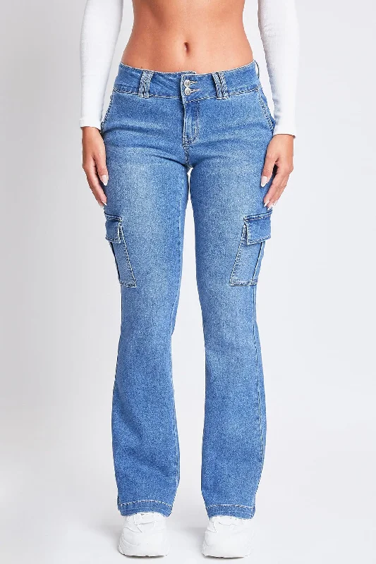 womens-low-rise-cargo-flare-jeans