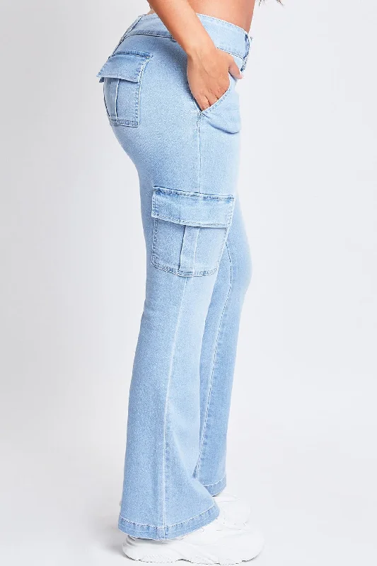 womens-low-rise-cargo-flare-jeans