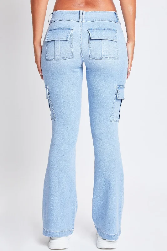 womens-low-rise-cargo-flare-jeans