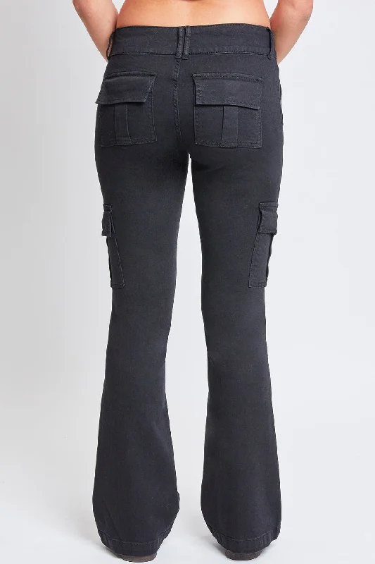 womens-low-rise-cargo-flare-jeans