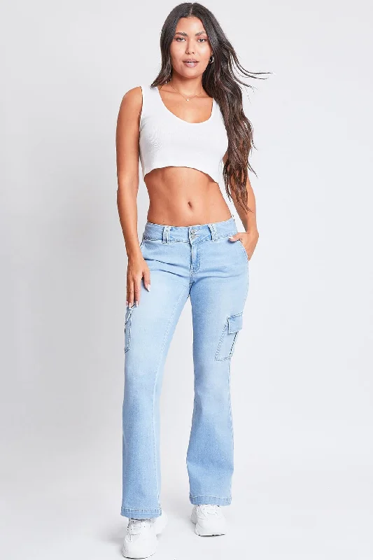 womens-low-rise-cargo-flare-jeans