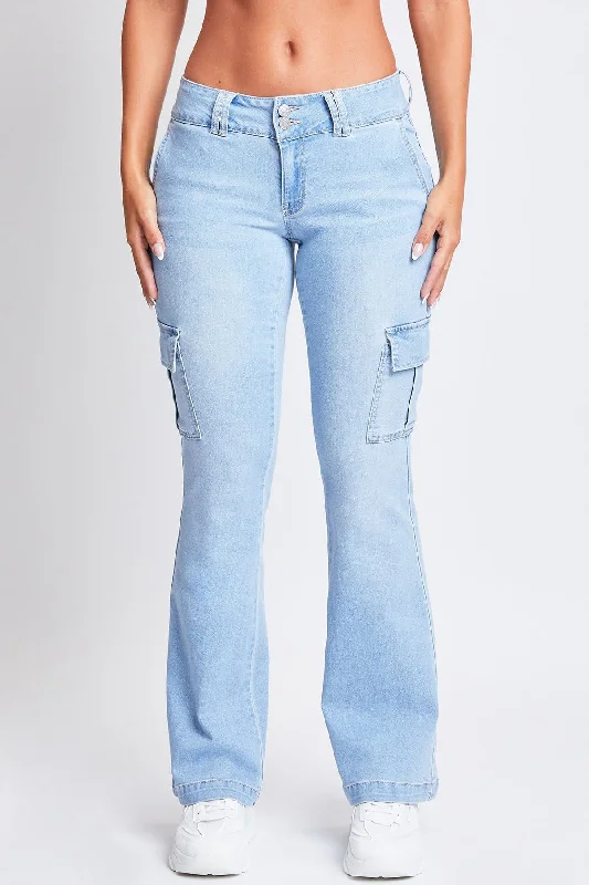 womens-low-rise-cargo-flare-jeans